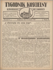 Tygodnik Kościelny Parafii św. Trójcy 1935.08.25 nr 34