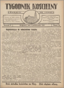 Tygodnik Kościelny Parafii św. Trójcy 1935.10.06 nr 40