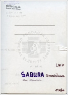 Sabura Bronisława