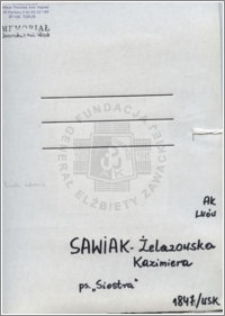 Sawiak-Żelazowska Kazimiera