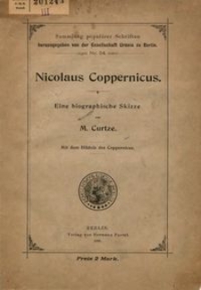Nicolaus Copernicus : eine biographische Skizze