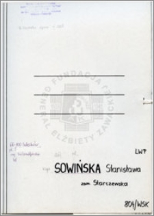 Sowińska Stanisława
