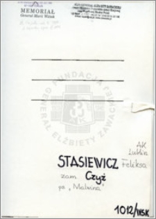 Stasiewicz Feliksa