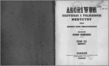 Archiwum Historii i Filozofii Medycyny 1925 t.3 z.1