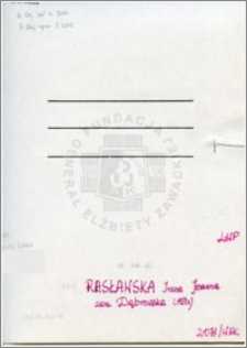 Rasławska Irena Janina