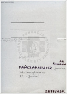 Pańczakiewicz Janina
