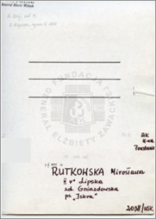 Rutkowska Mirosława