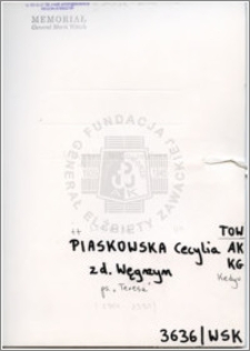 Piaskowska Cecylia