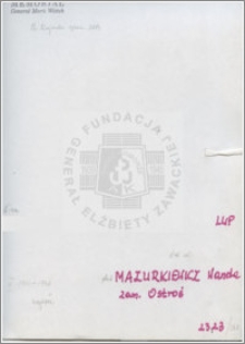Mazurkiewicz Wanda