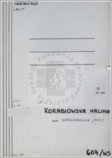 Korabiowska Halina