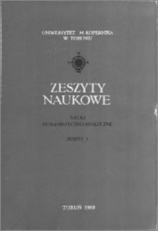 Zeszyty Naukowe Uniwersytetu Mikołaja Kopernika w Toruniu. Nauki Humanistyczno-Społeczne. Filologia Polska, z. 2 (3), 1960