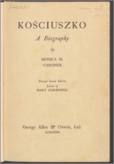 Kościuszko : a biography