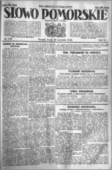 Słowo Pomorskie 1926.09.22 R.6 nr 218