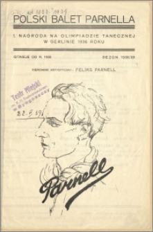 [Program:] Polski Balet Parnella. Sezon 1938/39