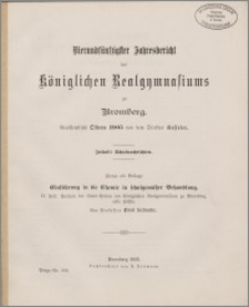Vierundfünfzigster Jahresbericht des Königlichen Realgymnasiums zu Bromberg