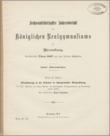 Sechsundfünfzigster Jahresbericht des Königlichen Realgymnasiums zu Bromberg