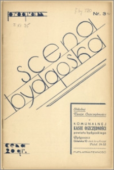[Program:] Scena bydgoska. Sezon 1935/36, 1935-11-03