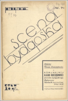 [Program:] Scena bydgoska. Sezon 1935/36, 1936-05-09