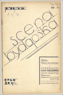 [Program:] Scena bydgoska. Sezon 1935/36, 1936-08-01