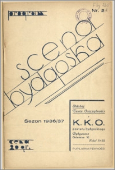 [Program:] Scena bydgoska. Sezon 1936/37