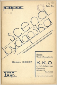 [Program:] Scena bydgoska. Sezon 1936/37, 1936-11-21
