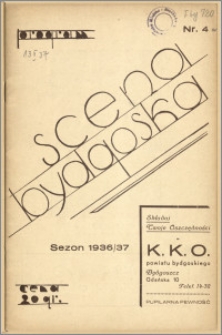 [Program:] Scena bydgoska. Sezon 1936/37, 1937-02-13