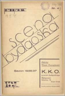 [Program:] Scena bydgoska. Sezon 1936/37, 1937-04-17