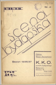 [Program:] Scena bydgoska. Sezon 1936/37, 1937-05-15