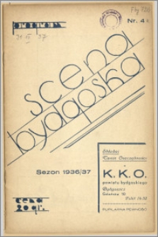 [Program:] Scena bydgoska. Sezon 1936/37, 1937-07-31