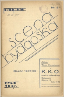 [Program:] Scena bydgoska. Sezon 1937/38, 1937-11-11