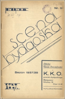 [Program:] Scena bydgoska. Sezon 1937/38, 1937-12-31