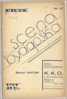 [Program:] Scena bydgoska. Sezon 1937/38, 1938-02-05
