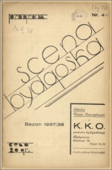 [Program:] Scena bydgoska. Sezon 1937/38, 1938-03-12
