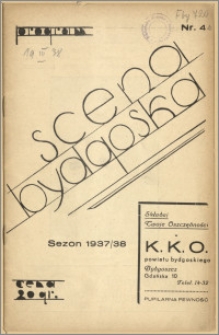 [Program:] Scena bydgoska. Sezon 1937/38, 1938-03-19