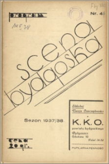 [Program:] Scena bydgoska. Sezon 1937/38, 1938-05-14