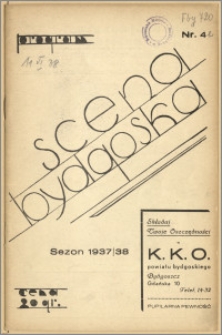 [Program:] Scena bydgoska. Sezon 1937/38, 1938-06-11