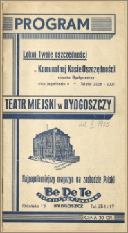 [Program:] Wiedza radosna. Komedja w 3-ech aktach A. Fraccaroli'ego