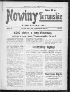 Nowiny Toruńskie 1931, R. I, nr 8