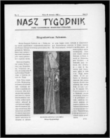 Nasz Tygodnik 1925, R. II, nr 4