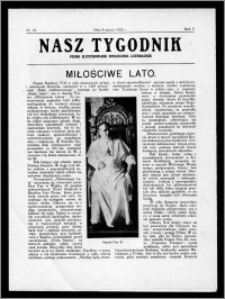 Nasz Tygodnik 1925, R. II, nr 10