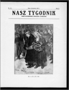 Nasz Tygodnik 1925, R. II, nr 15