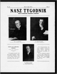 Nasz Tygodnik 1925, R. II, nr 19