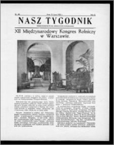 Nasz Tygodnik 1925, R. II, nr 28
