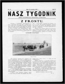 Nasz Tygodnik 1925, R. II, nr 37