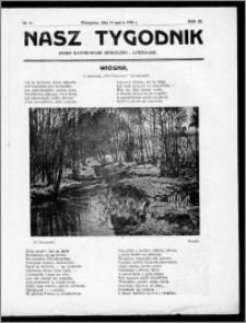 Nasz Tygodnik 1926, R. III, nr 11