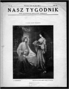 Nasz Tygodnik 1926, R. III, nr 22