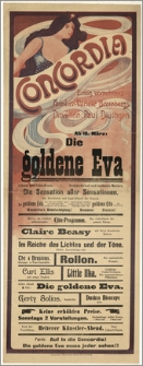 [Afisz:] Die goldene Eva