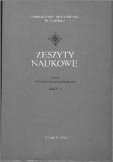 Zeszyty Naukowe Uniwersytetu Mikołaja Kopernika w Toruniu. Nauki Humanistyczno-Społeczne. Prawo, z. 3 (8), 1963