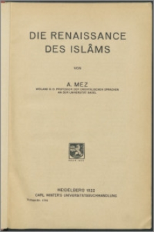 Renaissance des Islams