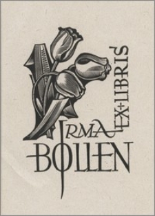 Ex libris Irma Bollen